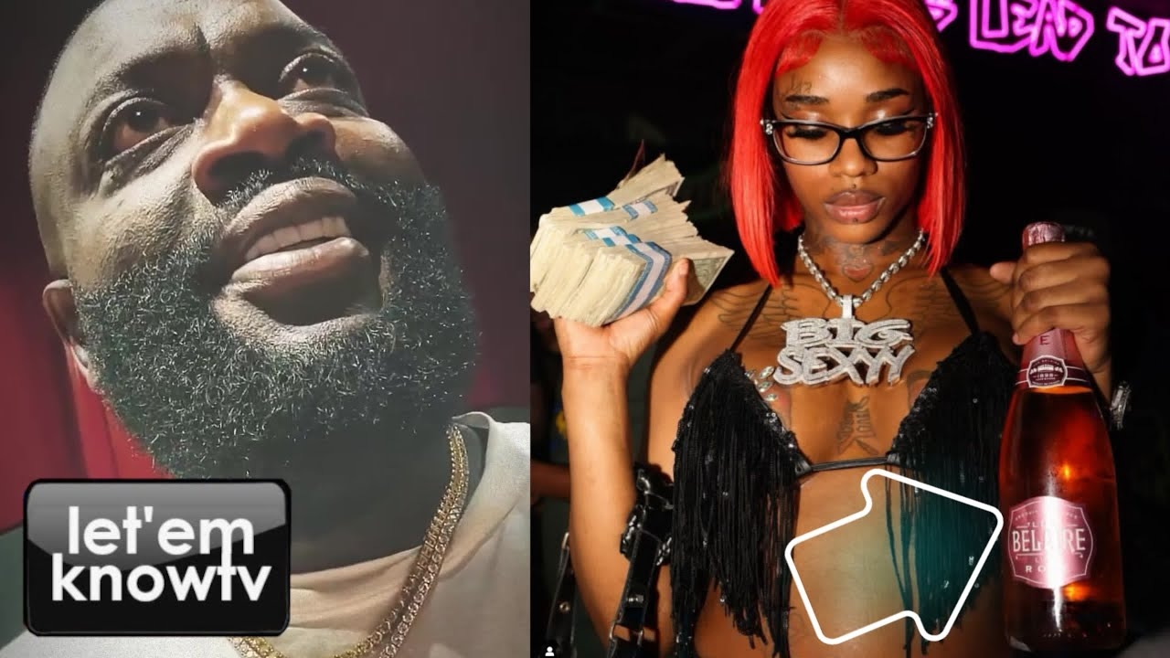 Rick Ross Raps Sexyy Red's Song "Pound Town" & Shows Her Love After She Posted With A Belaire Bottle