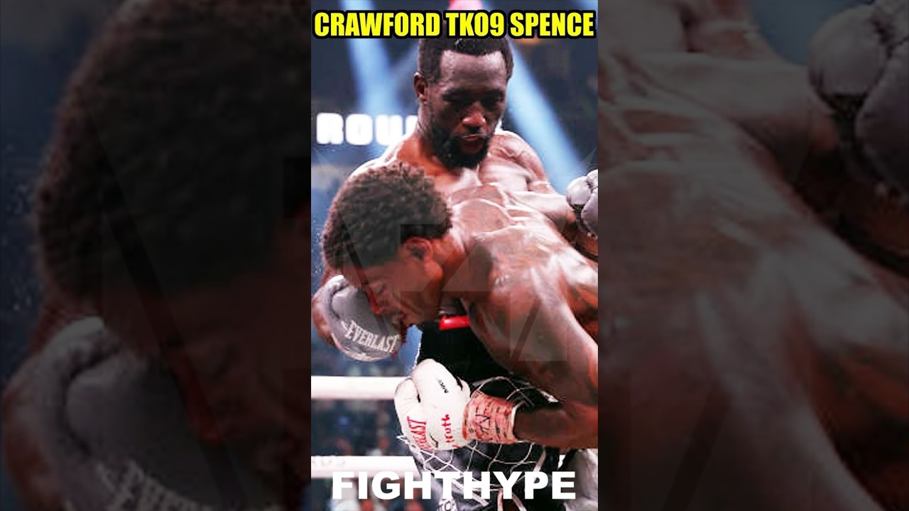WATCH TERENCE CRAWFORD BATTER & STOP ERROL SPENCE IN 9TH ROUND TO BECOME UNDISPUTED