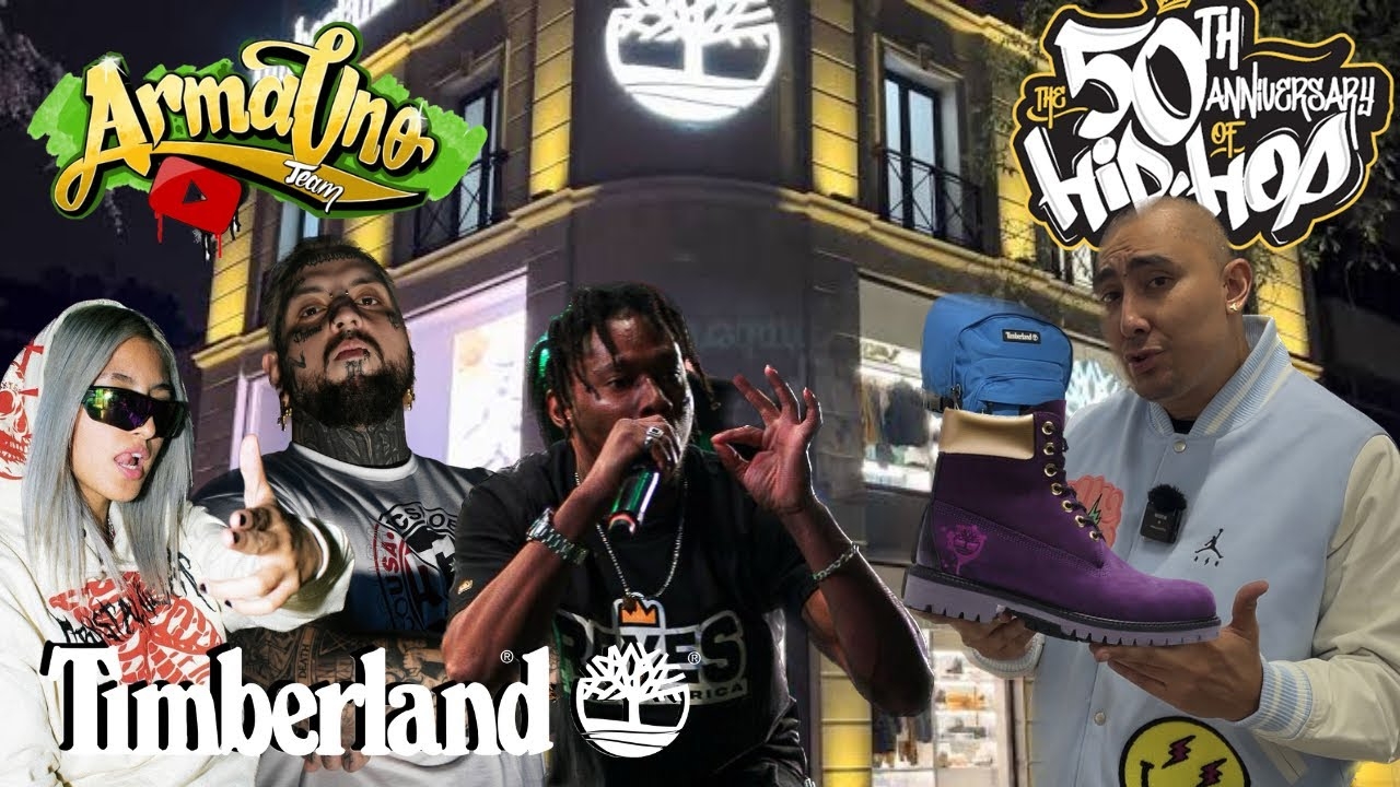 50 aniversario de Timberland y del Hiphop feat @GhettoLiving @LoboEstepariooficial @PlataShail