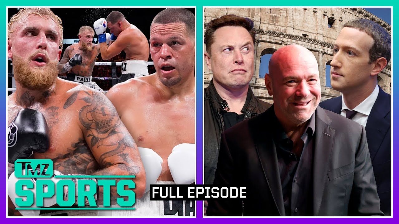 Jake Paul Eyes Diaz MMA Bout & Dana Talks Musk vs. Zuckerberg Fight? | TMZ Sports Full Ep - 8/10/23