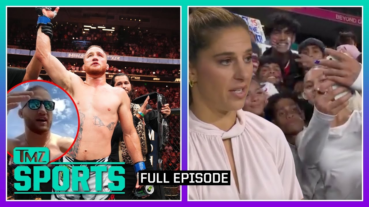 Justin Gaethje Talks Epic Win, Carli Lloyd Slams USWNT Celebration | TMZ Sports Full Ep - 8/1/23