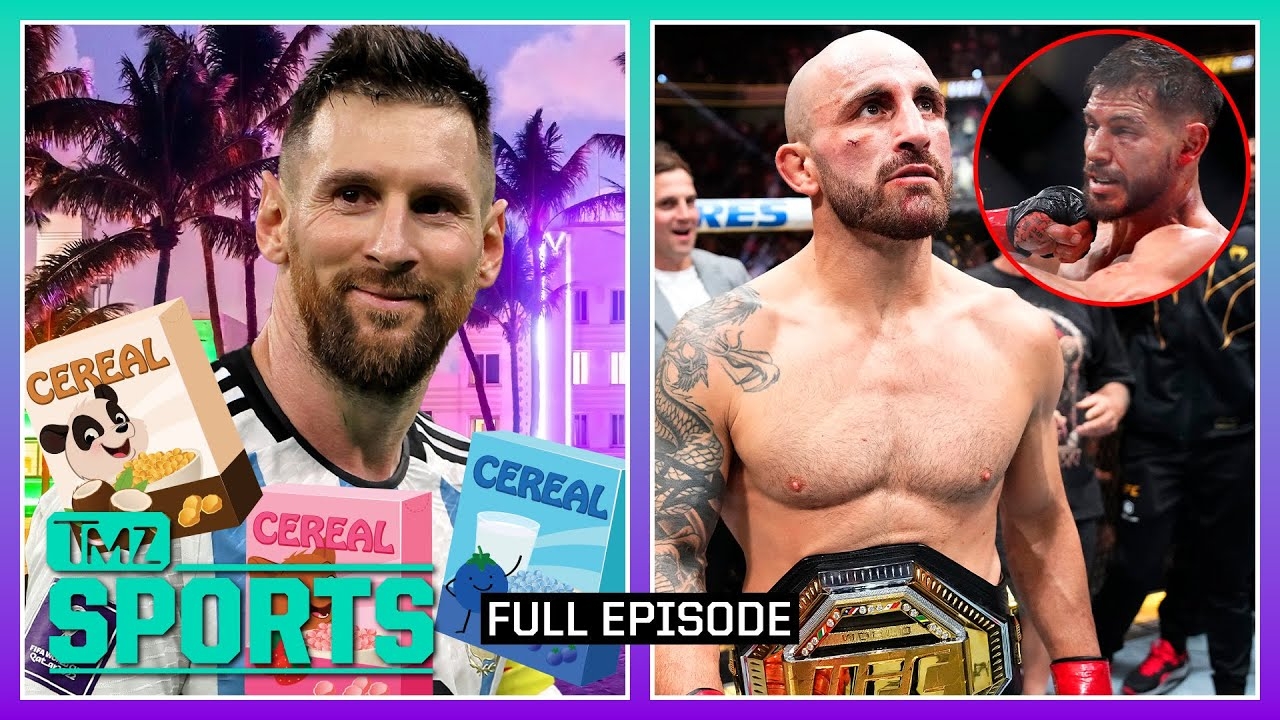 Alexander Volkanovski Talks UFC 290 Victory, Messi Takes Over Miami | TMZ Sports Full Ep - 7/14/23