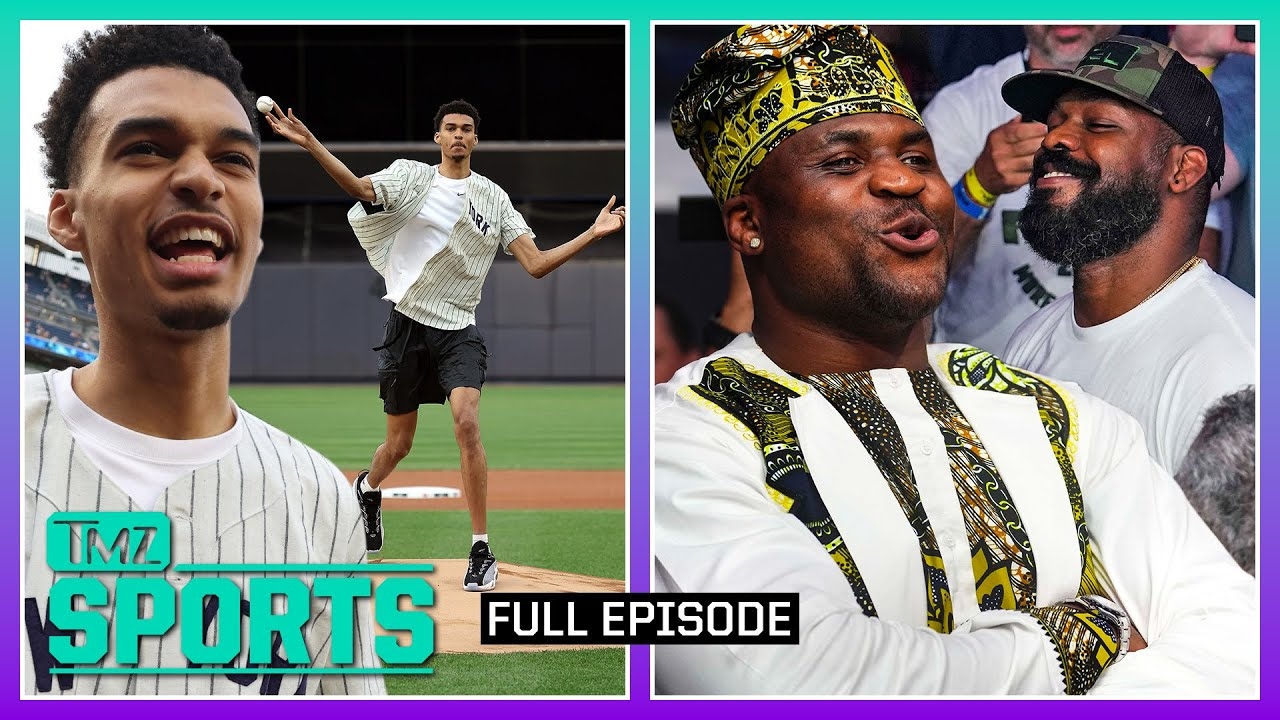 Ngannou Talks Faceoff with Jon Jones & Basketball Players Pitch Fail | TMZ Sports Full Ep - 6/21/23