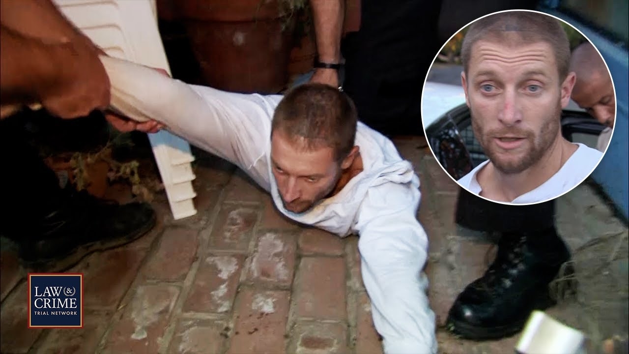Parolee Fleeing Police Caught Hiding in Woman's Backyard (COPS)