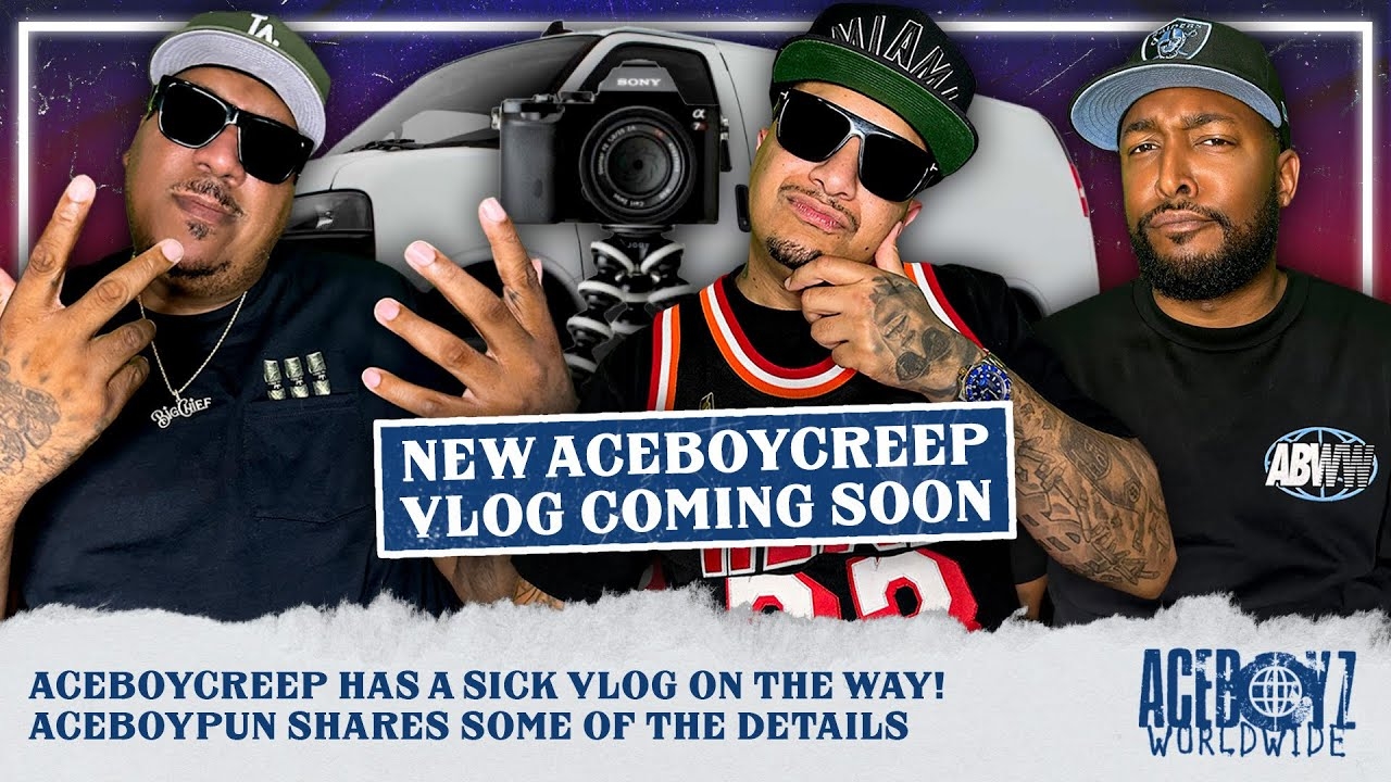 AceBoyCreep Has A Sick Vlog On The Way! AceBoyPun Shares Some Of The Details