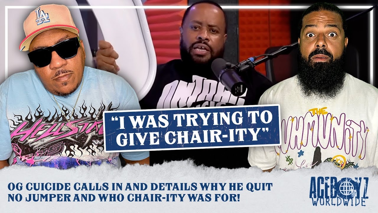OG Cuicide Calls In and Details Why He Quit No Jumper and Who Chair-ity Was For!