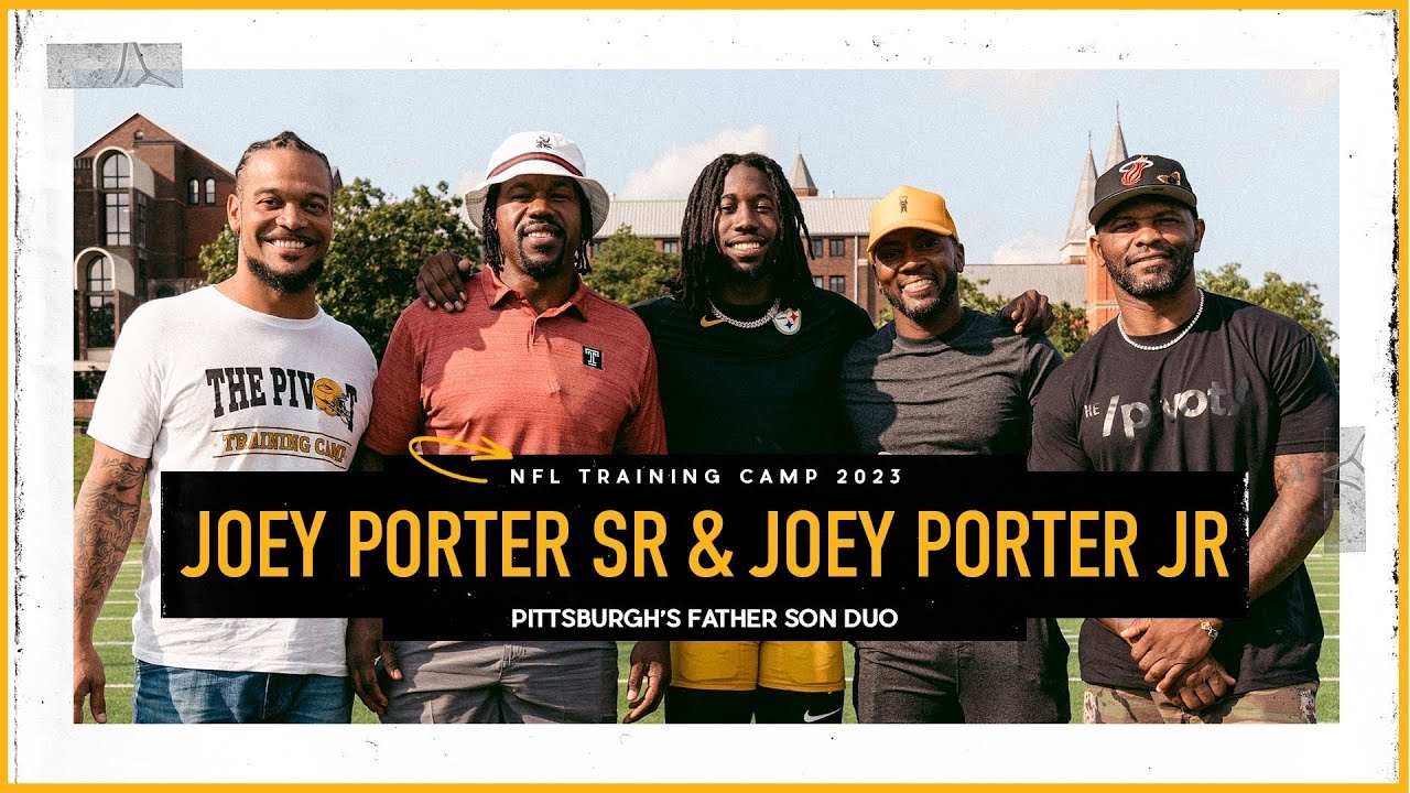 Pittsburgh's Joey Porter Sr & Jr Steelers Legacy, George Pickens, Mike Tomlin | The Pivot Podcast