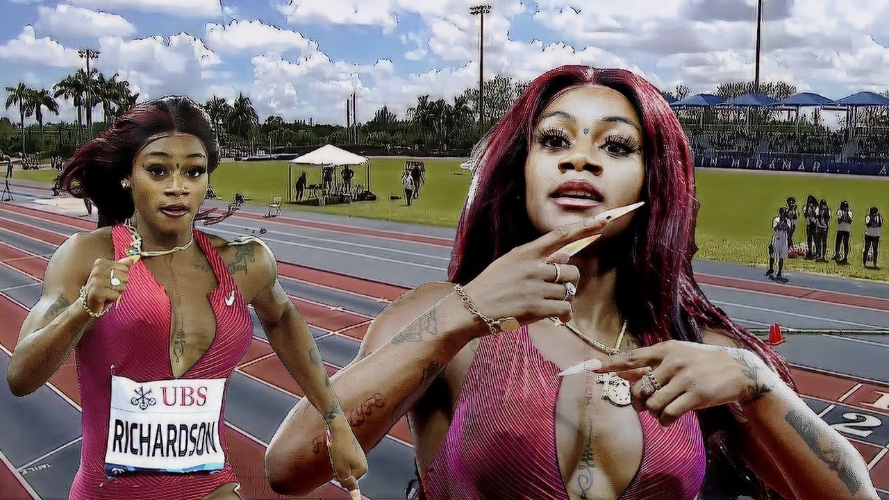 Sha'Carri Richardson Runs 10.57 In Miramar and explains life.