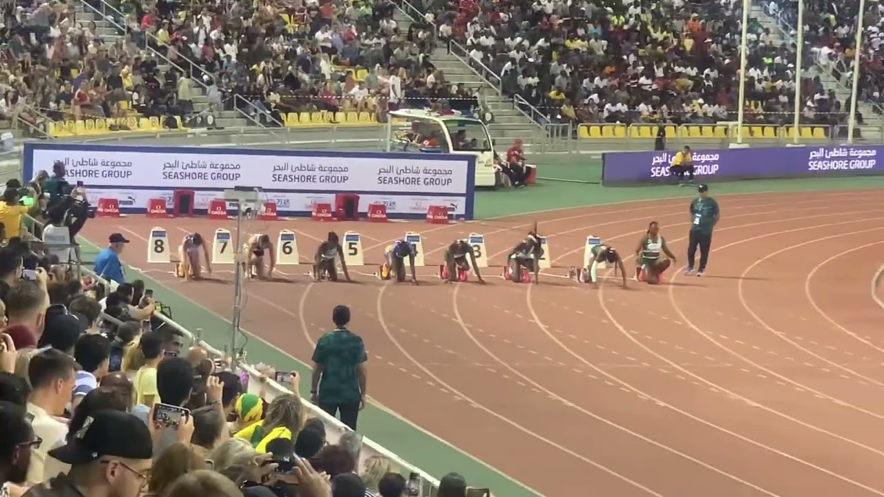 SHACARRI RICHARDS blistering 10.76 WORLD LEADING SHERICKA JACKSON 10.85 DINA ASHER-SMITH 10.98