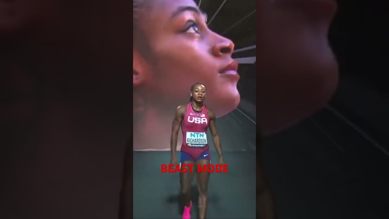 ShaCarri Richardson SEXY IN BEAST MODE #usa #olympics #sprinter@abscbnentertainment @nbc