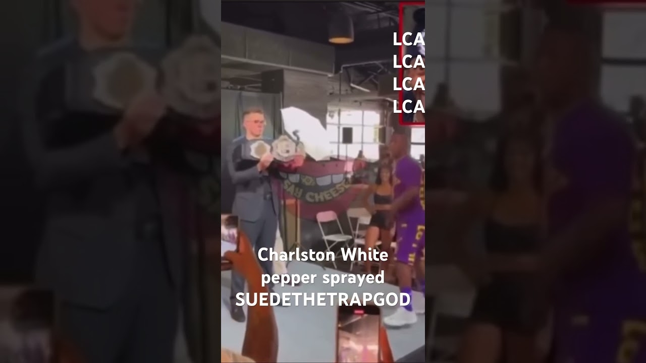 Charleston white pepper sprays SUEDE THE TRAP GOD WOW #neworleans #charlstonwhite #usa
