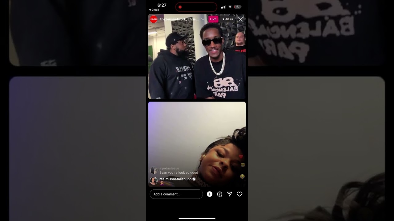 Chrisean rock and DJ Akademiks Zeus network on live having altercation back-and-forth
