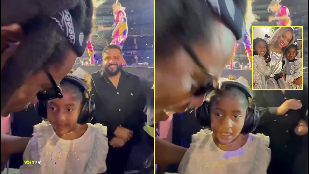 Jay-Z And Beyonce Meet Kobe Bryant's Daughters Bianka And Capri At Rennaisance Tour