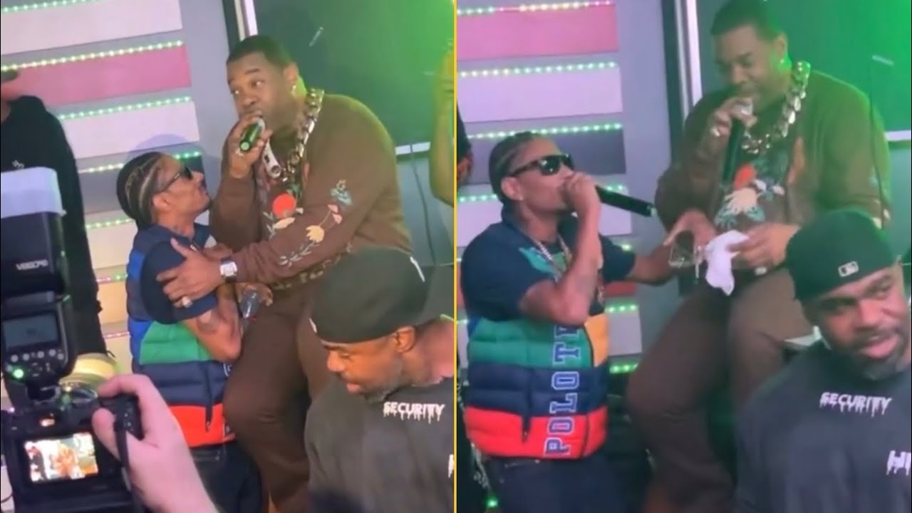 Busta Rhymes Drops Biggies Verse From Notorious Thugs With Layzie Bone In LA Club
