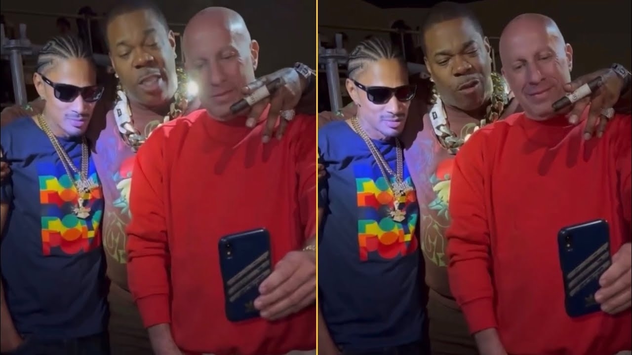 Busta Rhymes Giving His Flowers To Layzie Bone At Final Lap Tour You Icon Lay, Love You Bro