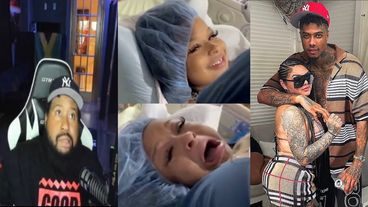 All for the Cameras! Akademiks reacts to Chrisean Rock streaming baby birth while Blueface in Vegas