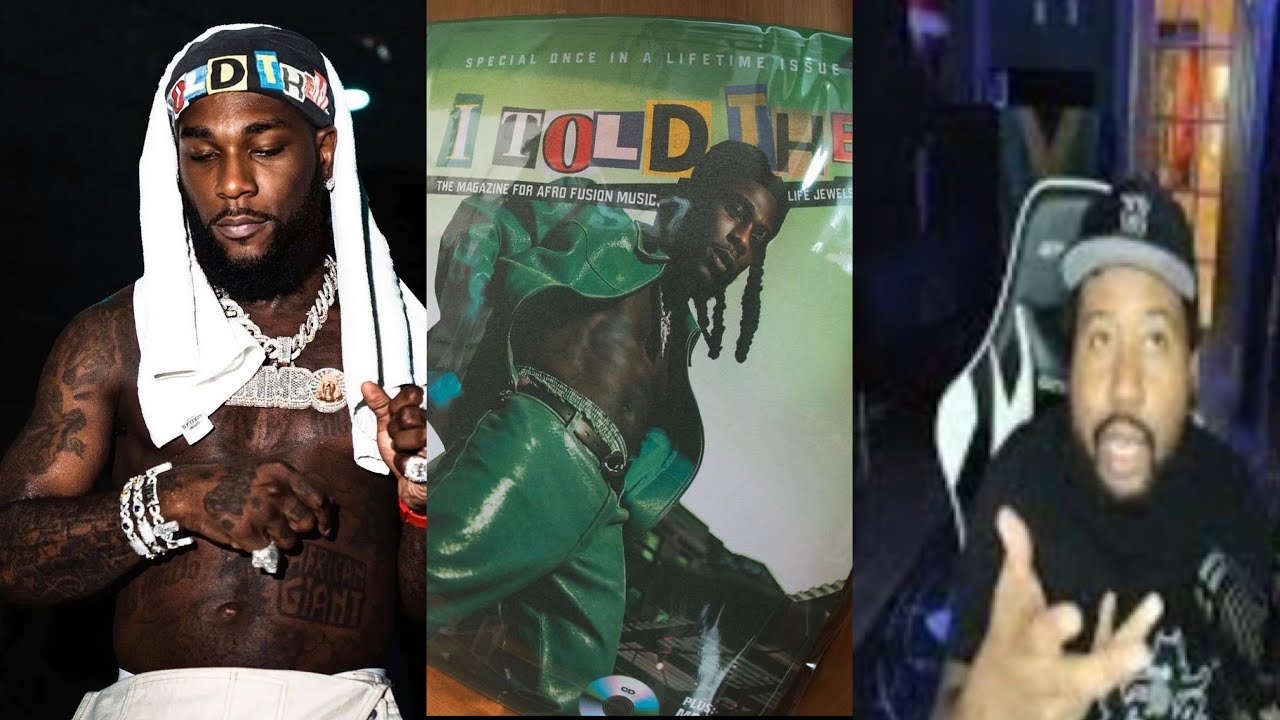 W or L? DJ Akademiks speaks on Burna Boy selling 21k units first week with this " I told them" Album