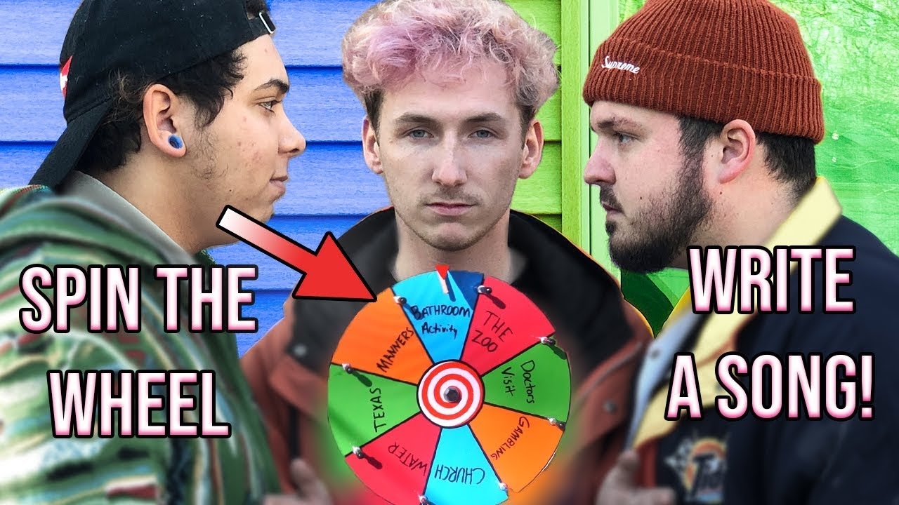 RAP ROULETTE!! *20 MIN TO WRITE A SONG* *CHALLENGE*