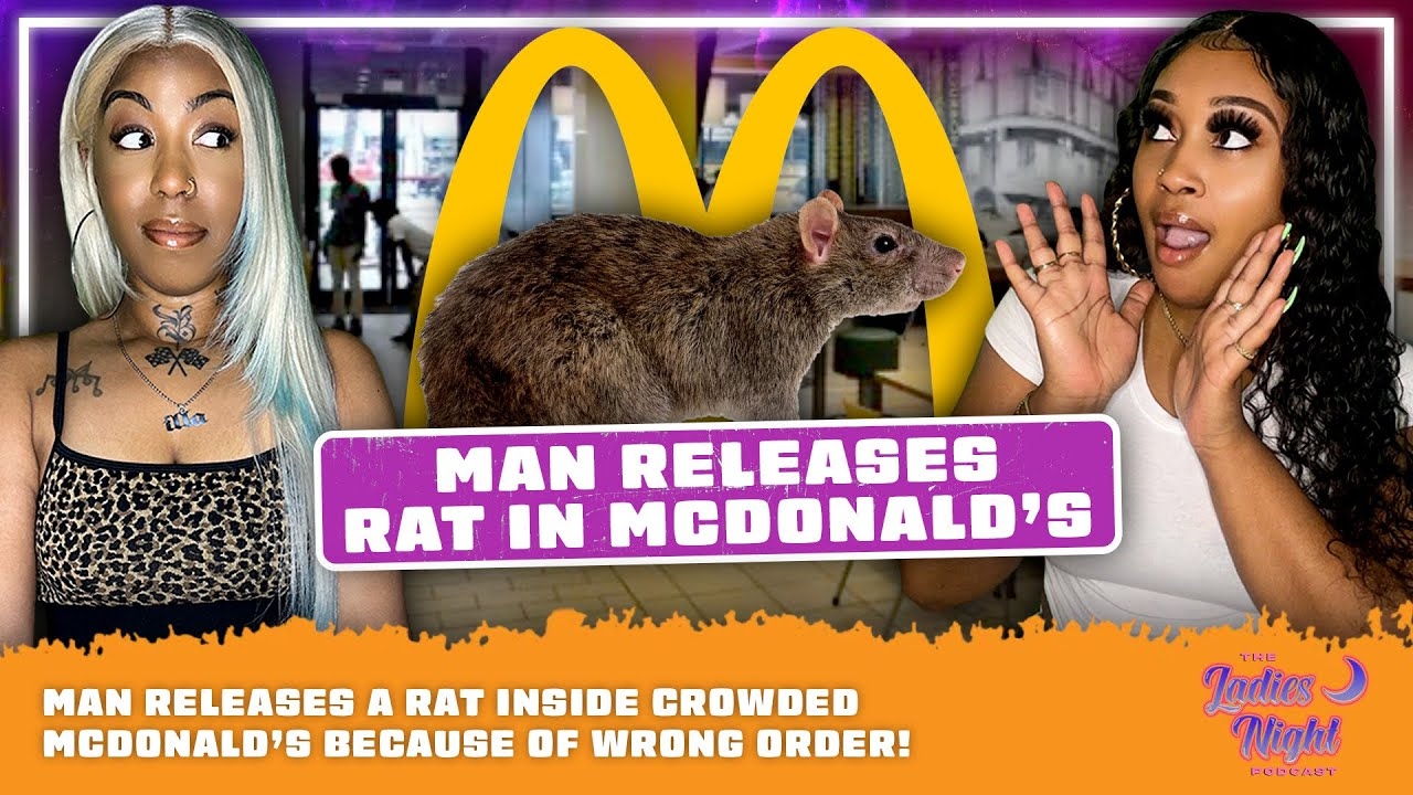 Man Releases A Rat Inside Crowded McDonalds Because Of Wrong Order!