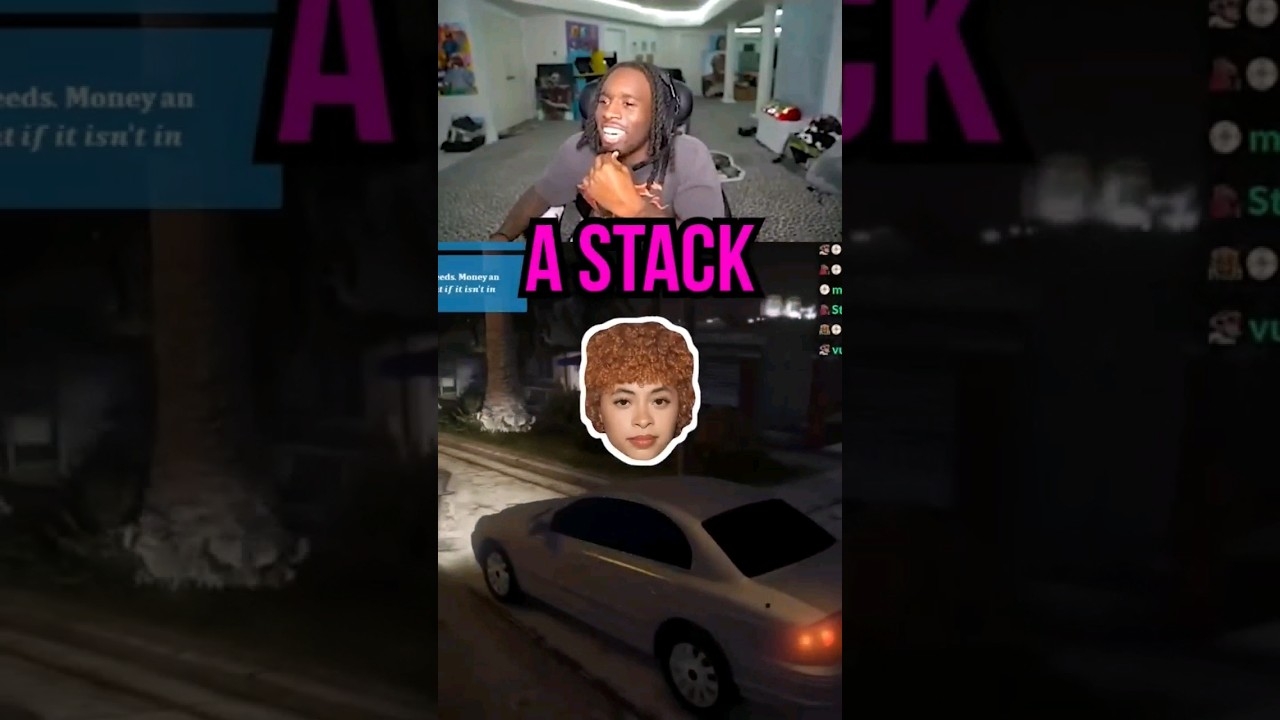 Kai cenat meets ice spice in gta