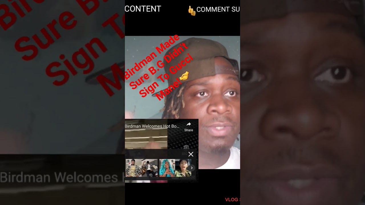 Birdman Made Sure B.G Didnt Sign To Gucci Mane After 12 Year Bid! #hiphop #rap #cashmoneyrecords