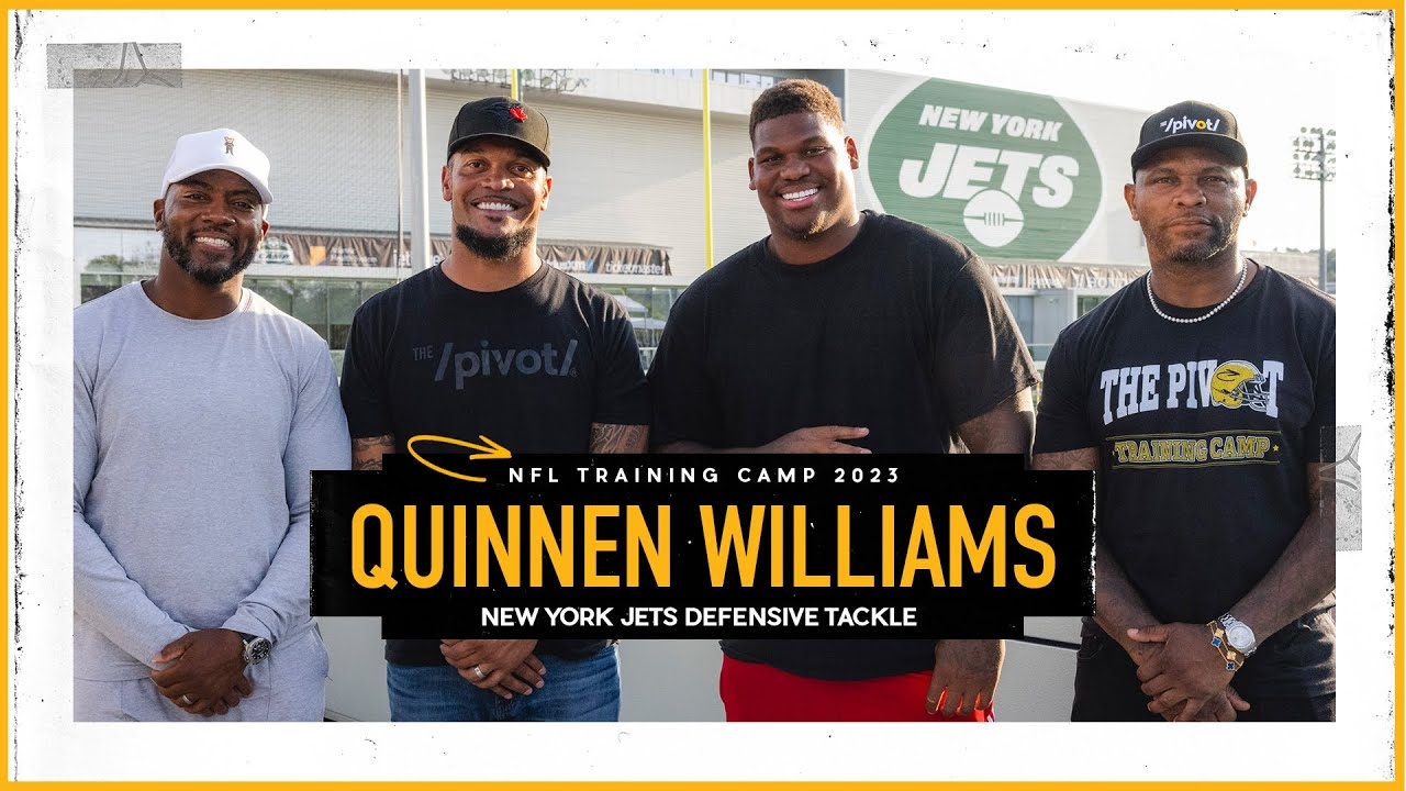 Quinnen Williams NYs $96M Man, Jets Super Bowl Bound? Talks Rodgers, AD & Chris Jones | The Pivot