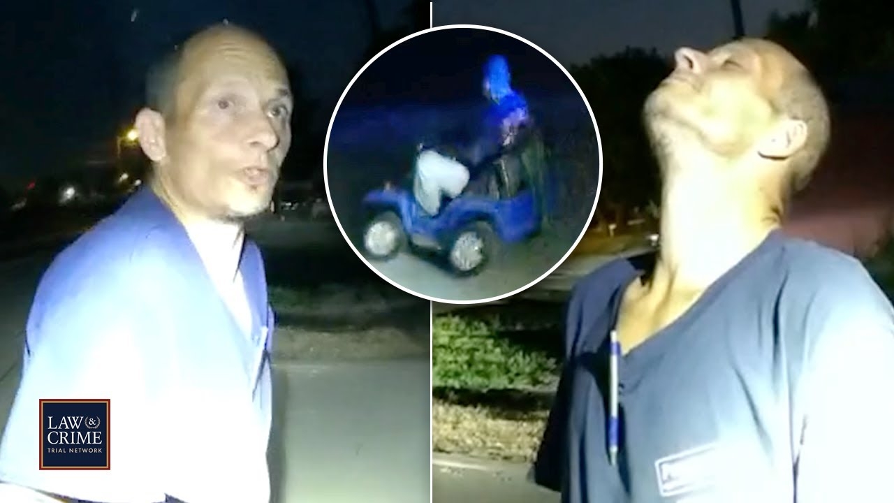 Bodycam: Man Suspected of DUI Caught Driving Power Wheels Jeep for Kids
