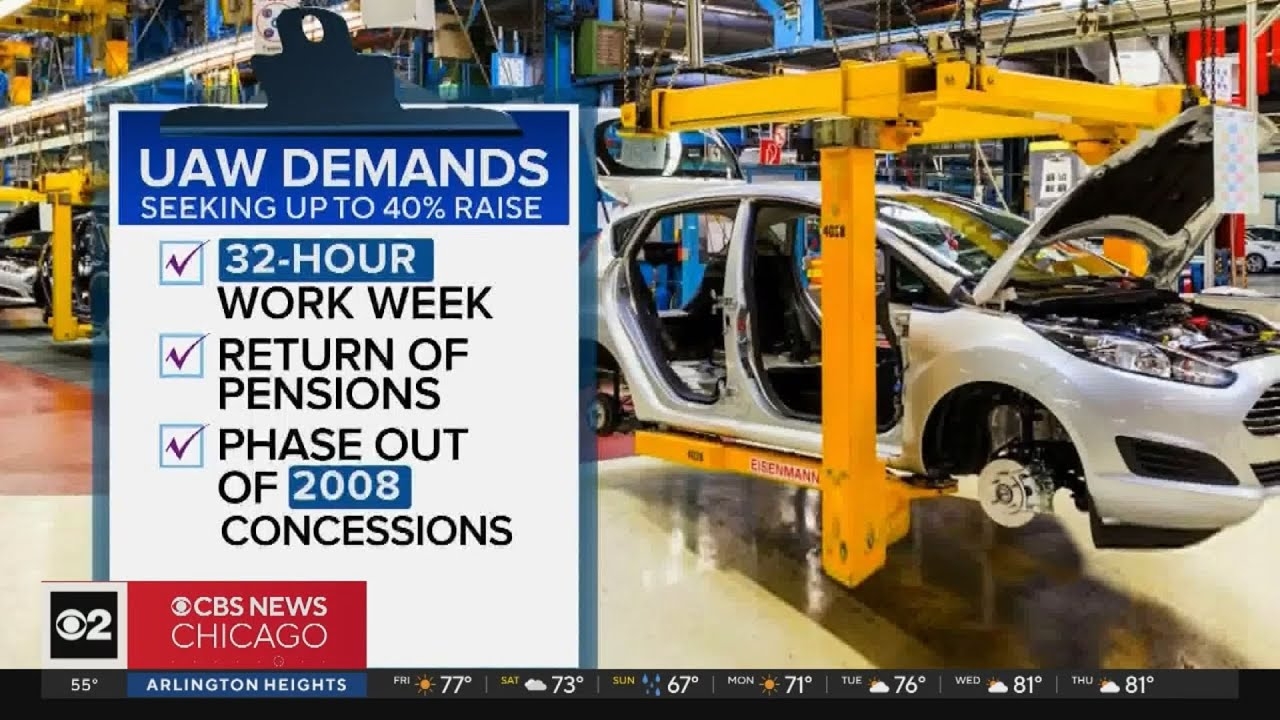 CBS 2 News: Workers on strike against big three automakers. What it means for Chicagoans
