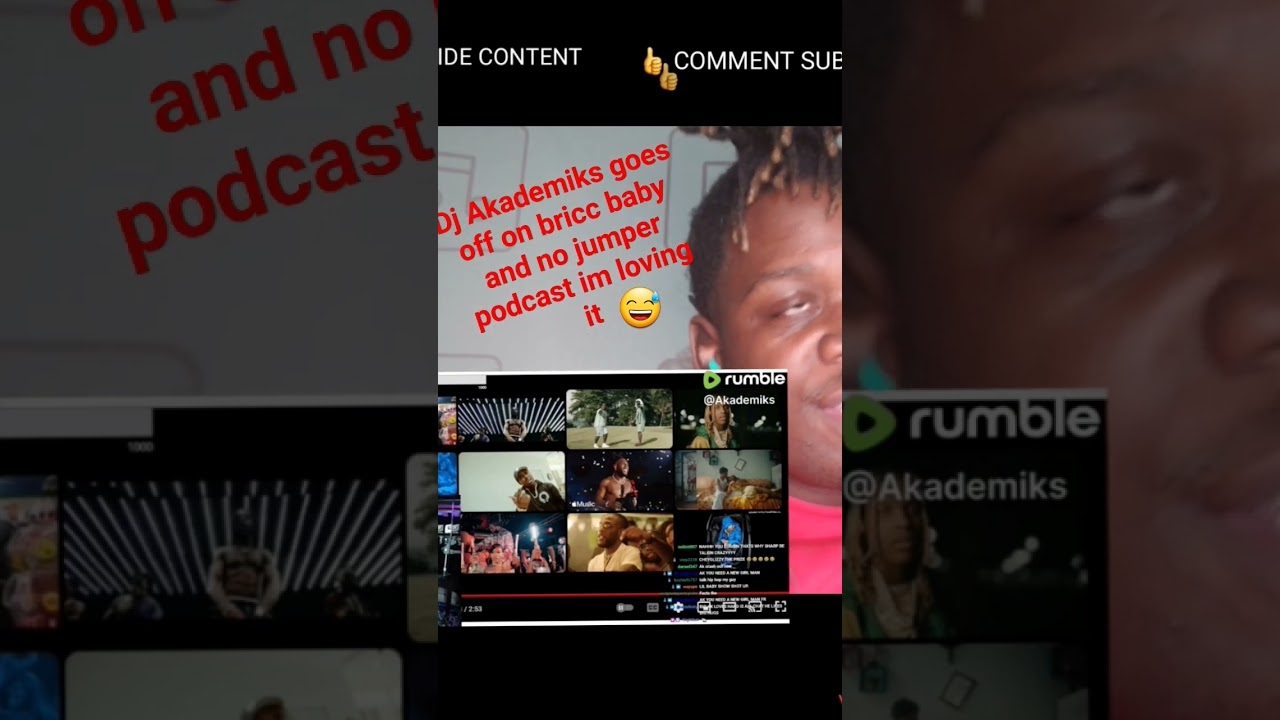 Dj Akademiks Goes Off On Brick baby & No Jumper Podcast! (Im Loving it ) #hiphop #finesse #rap