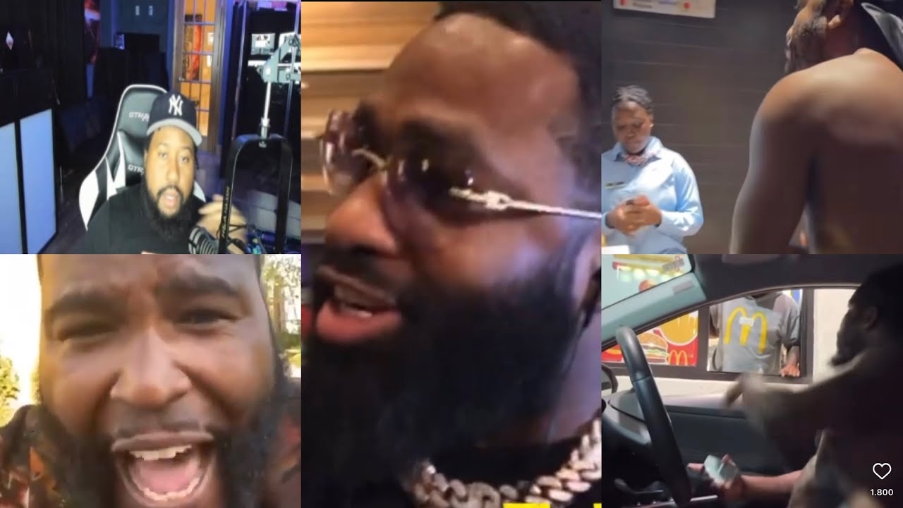 AB Wylin! Akademiks reacts to Adrien Broner pulling up to Mc Donalds shirtless | Talks Dr Umar!