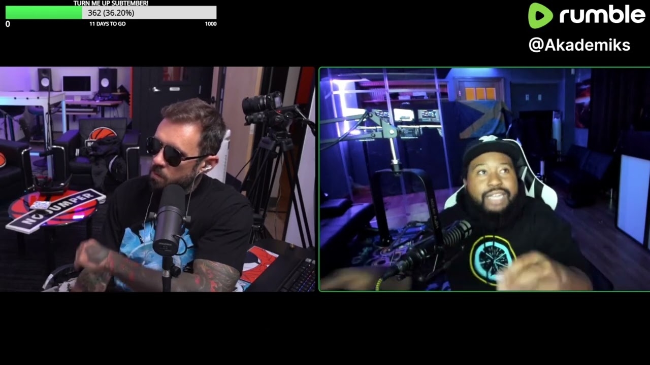 Adam 22 asks Akademiks about his girl going off online after she caught him cheating!