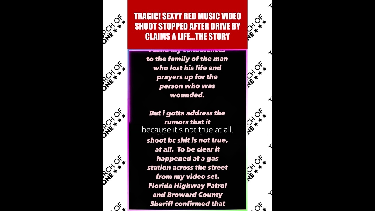 Sexxy Red Responded to the De*dly Shooting near her Shoot