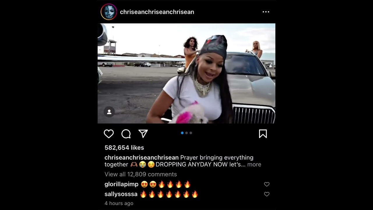 Rock going up!!! I love her new song. #hiphop #chriseanrock #blueface