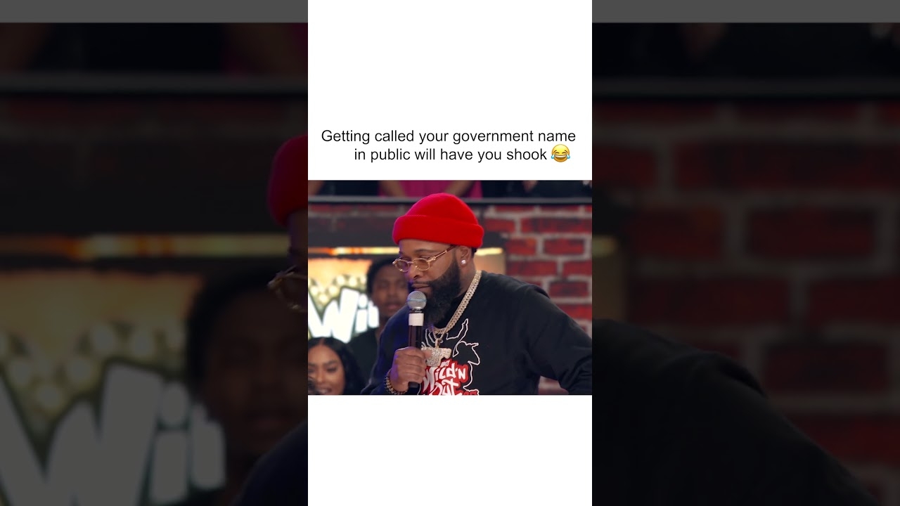 Not the government names  #WildNOut #Shorts