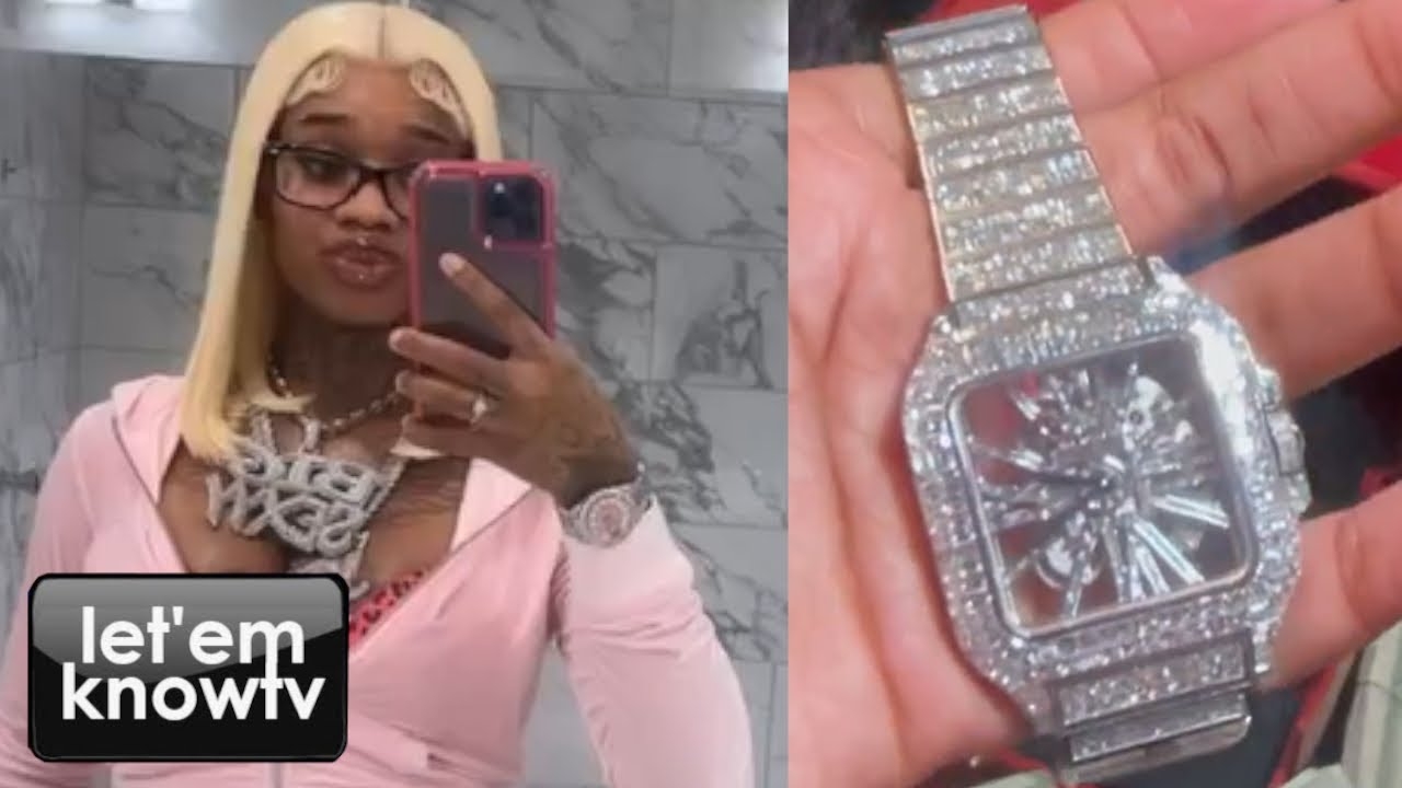 Drake Just Bought Sexxy Red An Iced Out Cartier Watch