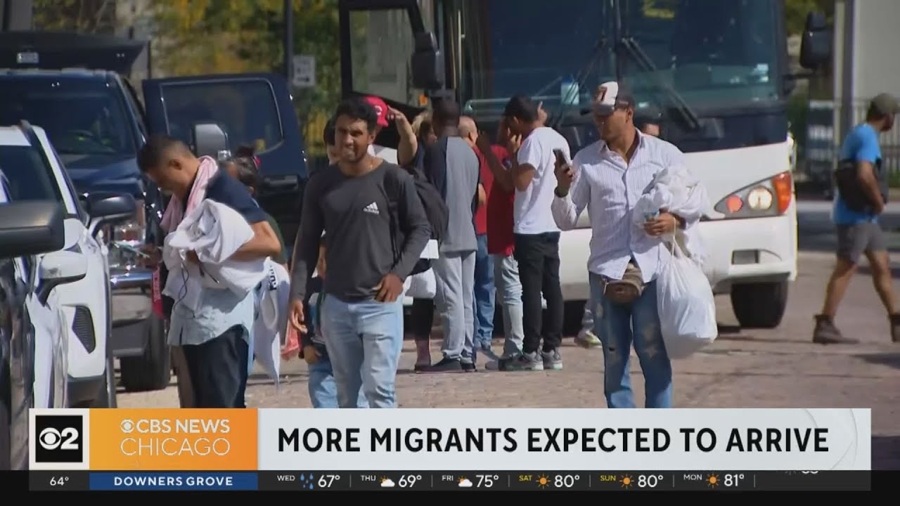 CBS 2 News: More migrant buses to arrive in Chicago following at least 20 already coming this week