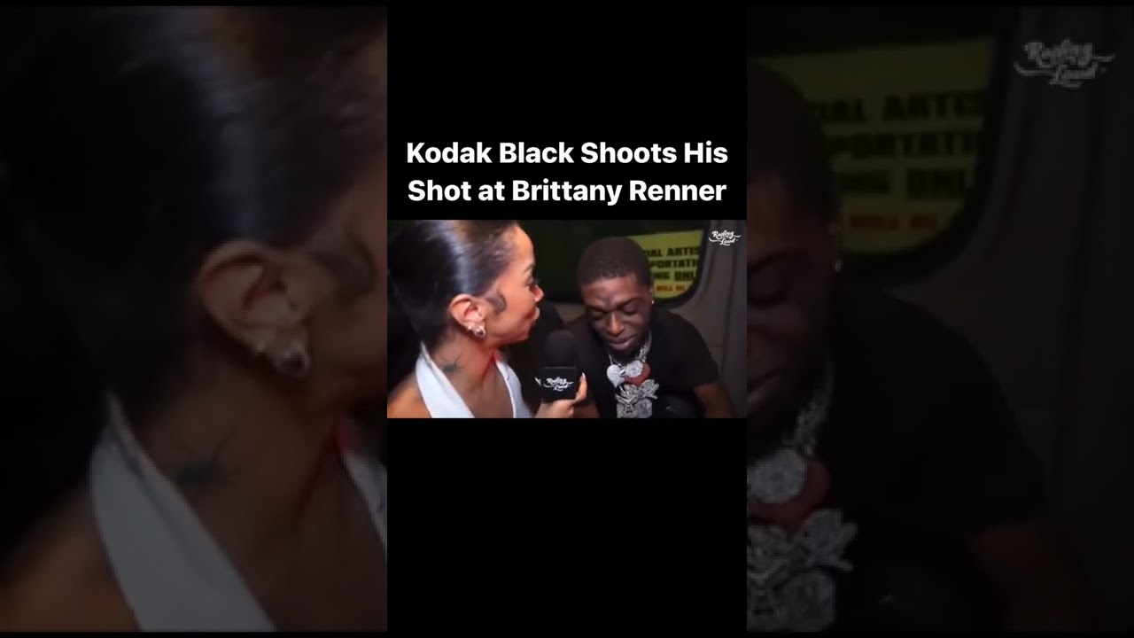 Kodak Black shoots his shot at Brittney Renner during rolling Loud interview