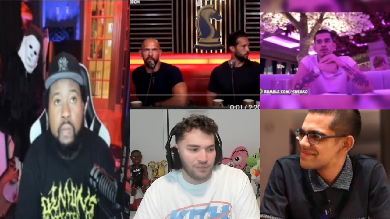 We all content creators! DJ Akademiks reacts to Andrew Tate saying he wasn't talking about Sneako!