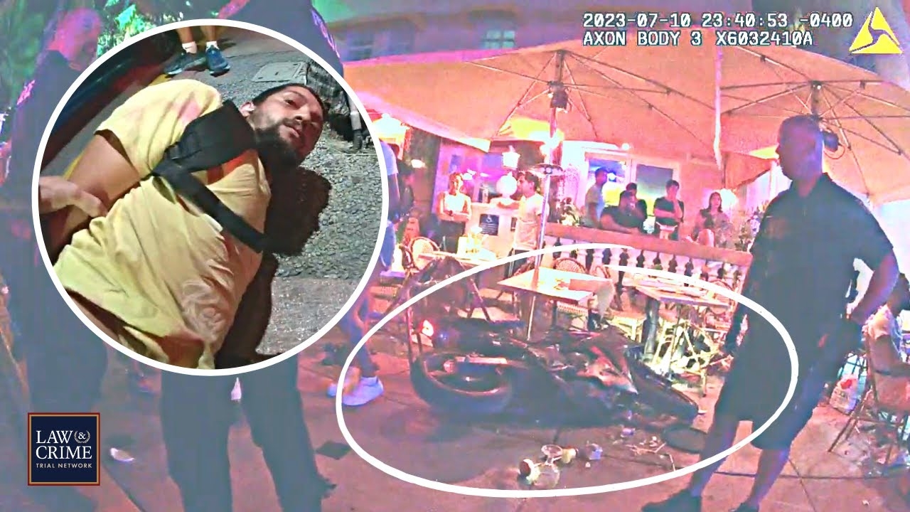 Florida Man Riding High Speed Motorcycle Slams into Miami Restaurant While Running From Cops