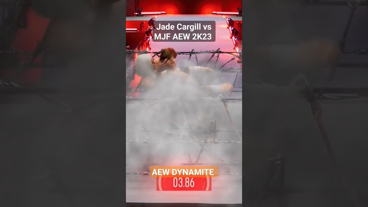 Jade Cargill vs MJF AEW 2K23 All Elite Wrestling ps5 shorts virul video