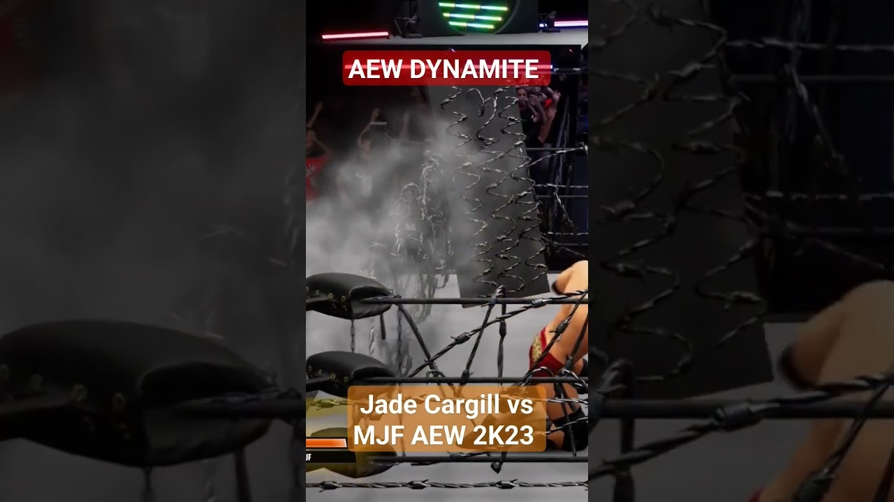 Jade Cargill vs MJF AEW 2K23 All Elite Wrestling ps5 shorts virul video