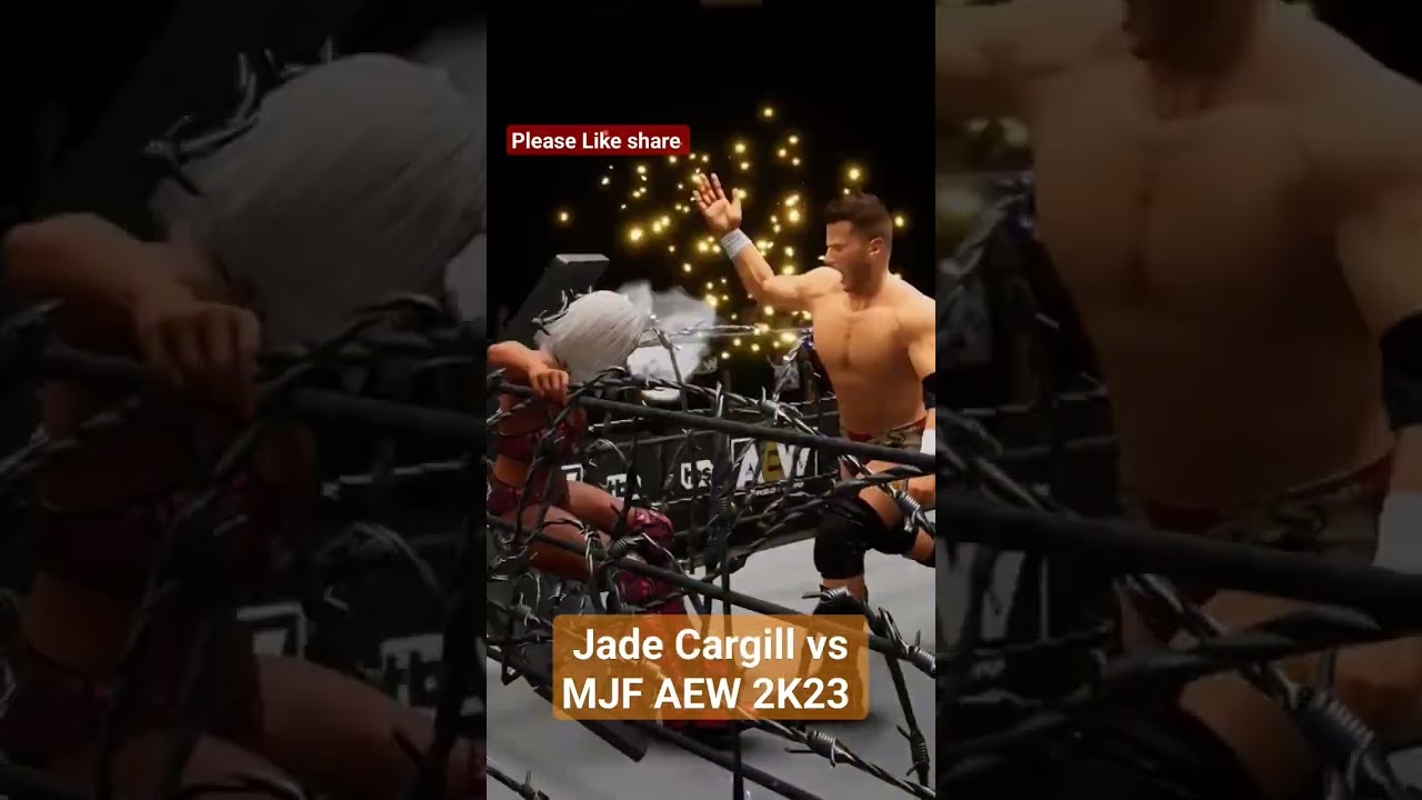 Jade Cargill vs MJF AEW 2K23 All Elite Wrestling ps5 shorts virul video