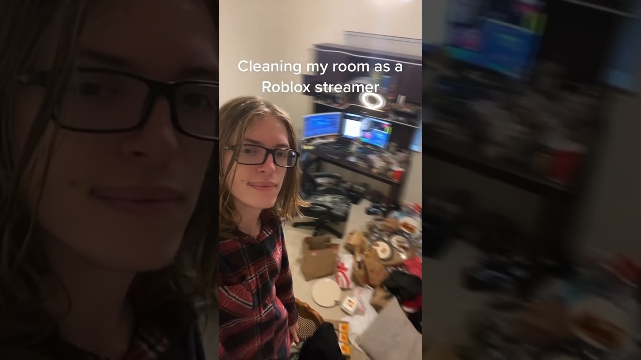 HE HAS NEVER CLEANED HIS ROOM