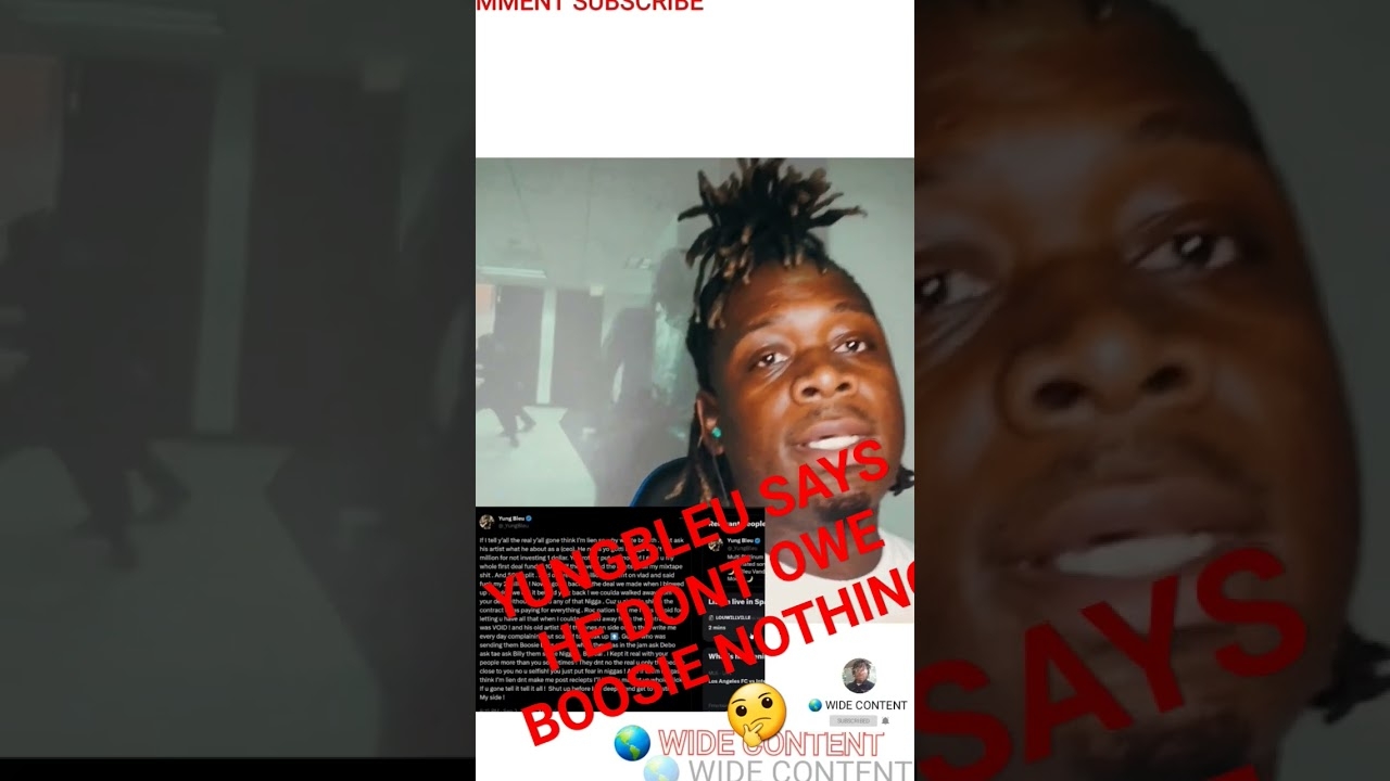 YUNGBLEU SAYS HE DONT OWE BOOSIE NOTHING #rap #hiphop #finesse #news #boosiebadazz #yungbleu