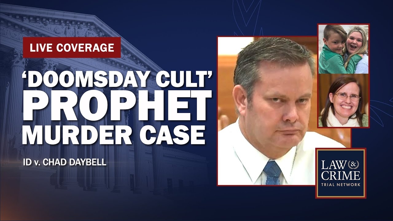 WATCH LIVE: 'Doomsday Cult' Prophet Murder Case  ID v. Chad Daybell  Hearing