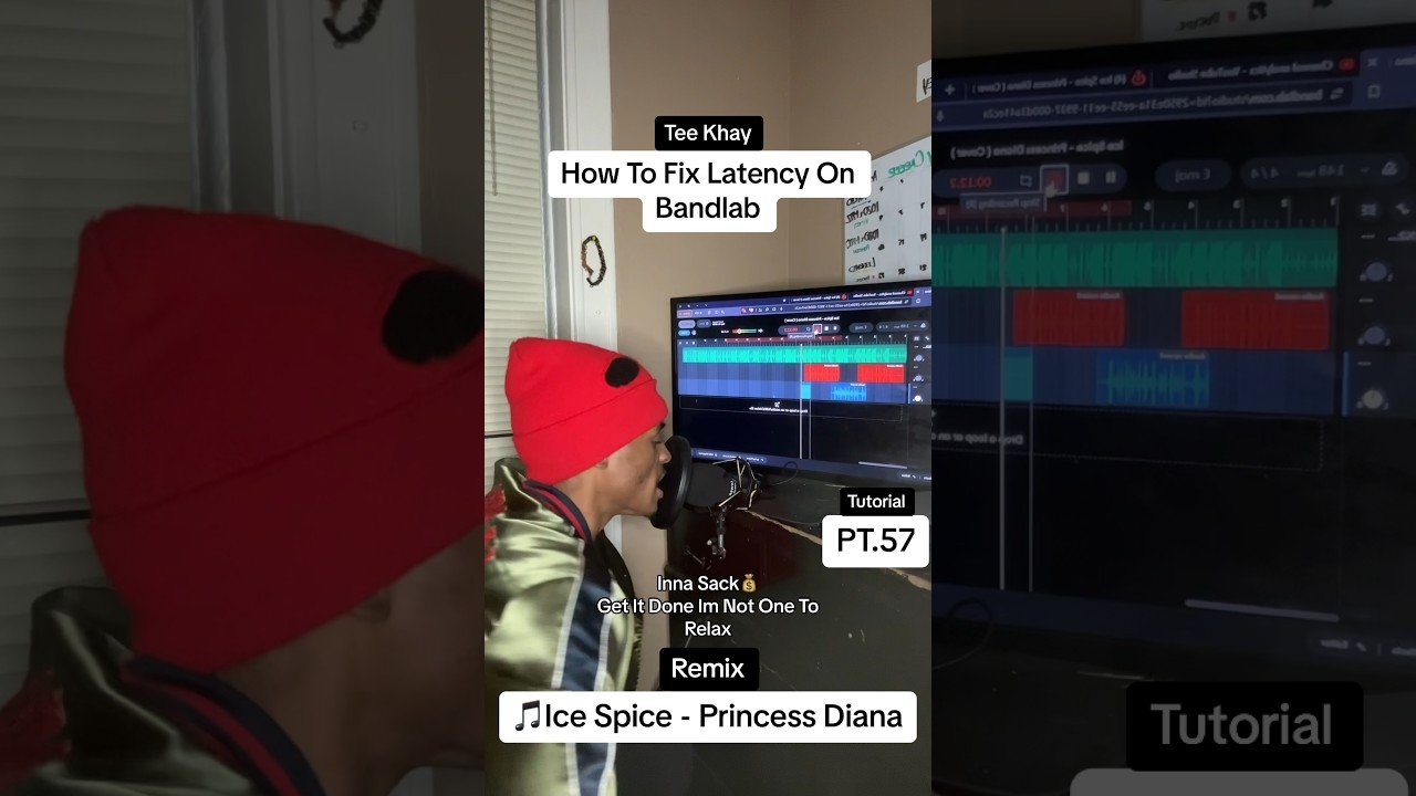 He Remixed Ice Spice Princess Diana On Bandlab #teekhay #bandlabtutorial