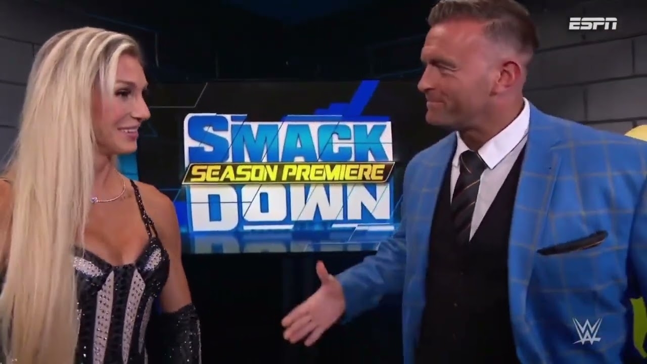 Charlotte Flair se encuentra con Jade Cargill en Backstage - WWE Smackdown 13/10/2023 (En Espaol)