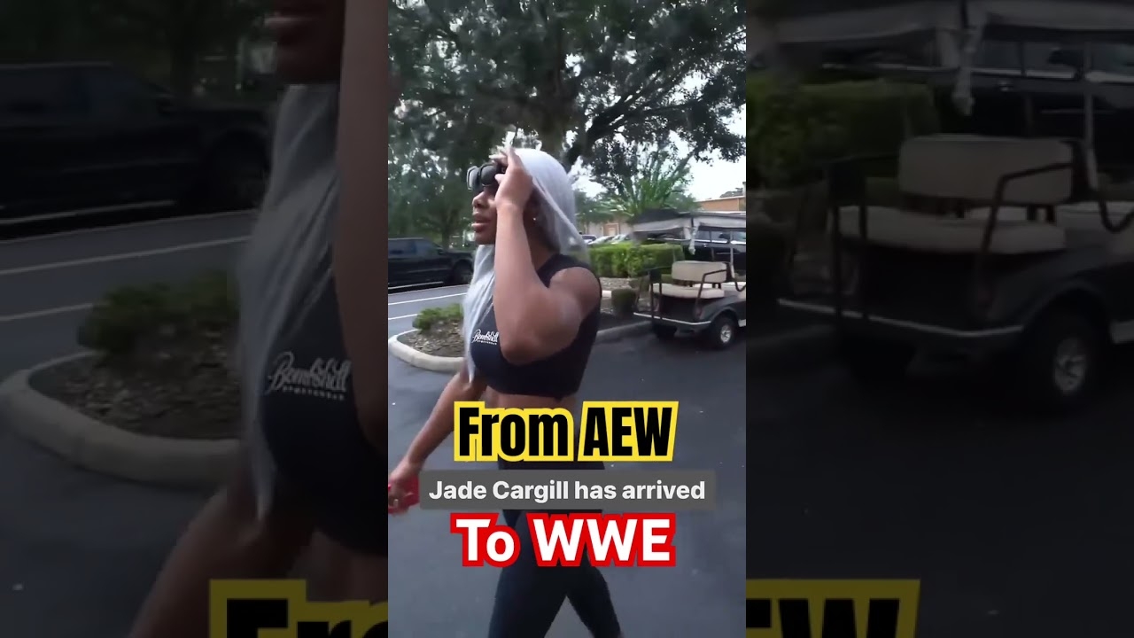 Former AEW star arriving at the WWE performance center #aew #nxt #wwe #jadecargill