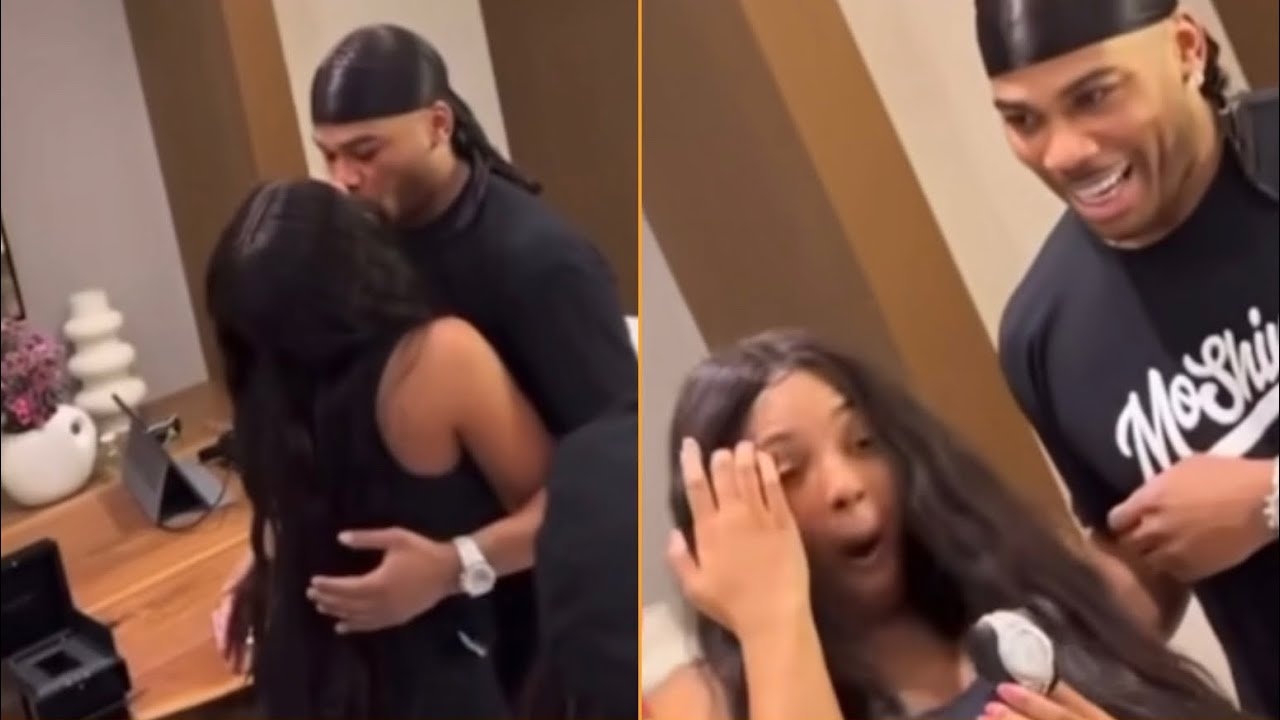 Nelly Gives $1,000,000 Chain To Ashanti At Her Birthday And Proposes Her Do You Marry Me Boo?