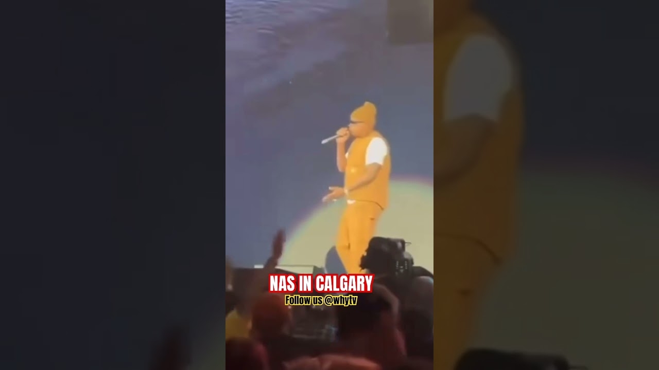 Nas Performs In Calgary Last Night @hiphoptvwhy